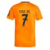 Maillot de foot Real Madrid Vinicius Junior #7 Extérieur vêtements 2024-25 Manches Courtes